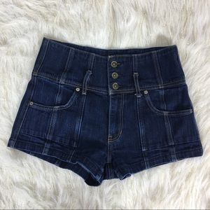 Abercombie & Fitch High Rise Denim Shorts